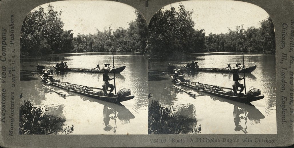 Boats – A Philippine Dugout with Outrigger.